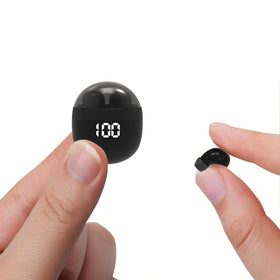 YXYKODM front packaging showing compact earbuds and case benefit discreet storage