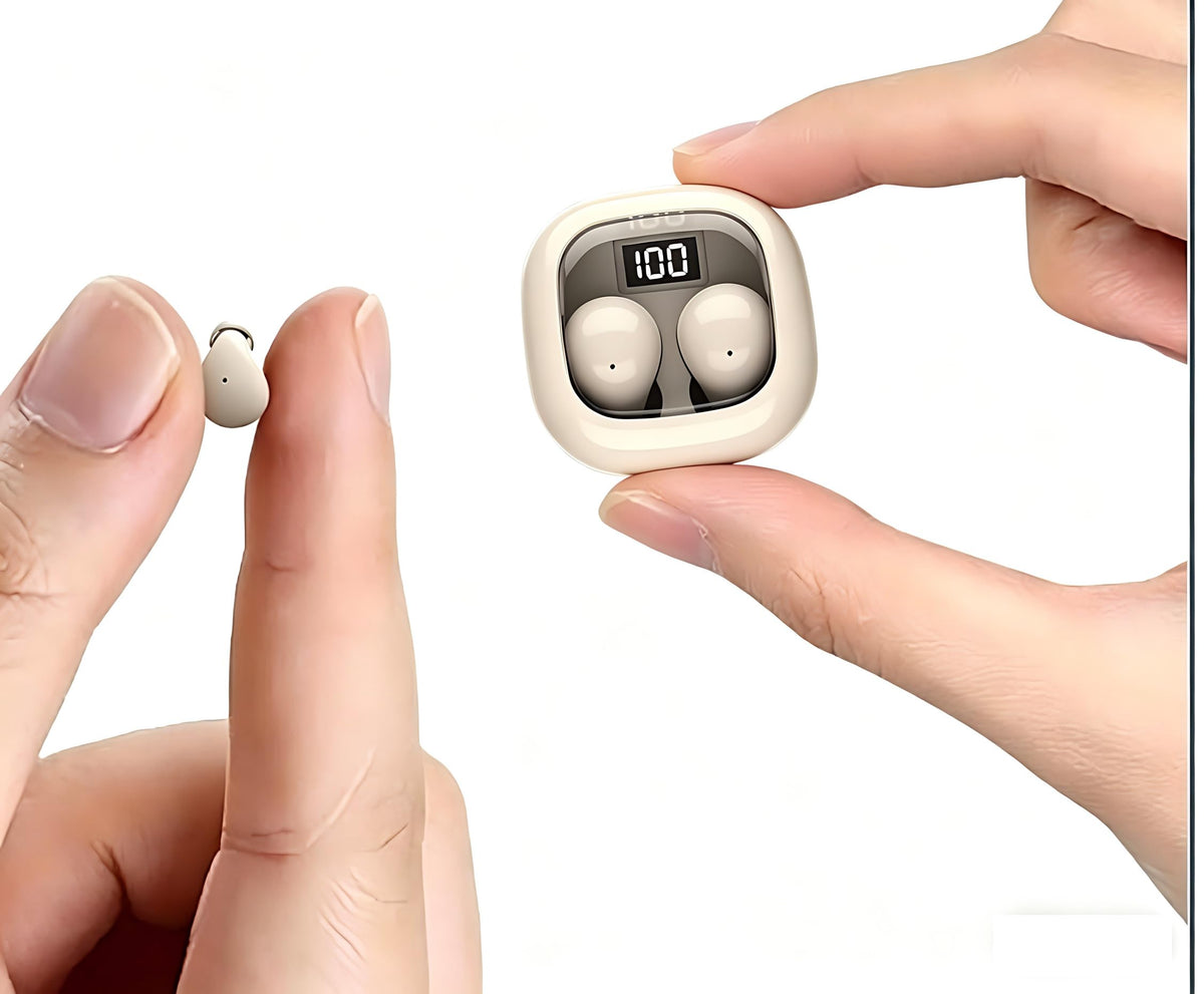 YXYKODM smallest invisible earbuds offer ultra-light comfort for side sleepers.