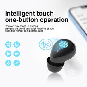 YXYKODM earbud touch-control demonstration showing easy fingertip operation benefit