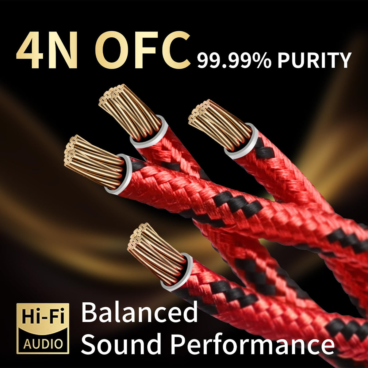 YYTCG gold-plated banana plug close-up, corrosion resistance benefit