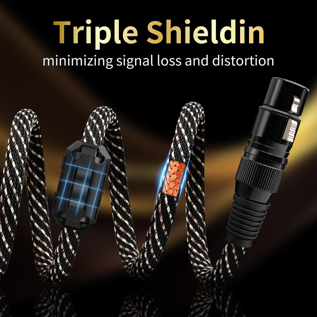 YYTCG Heavy-duty nylon braided jacket resists wear and tangling