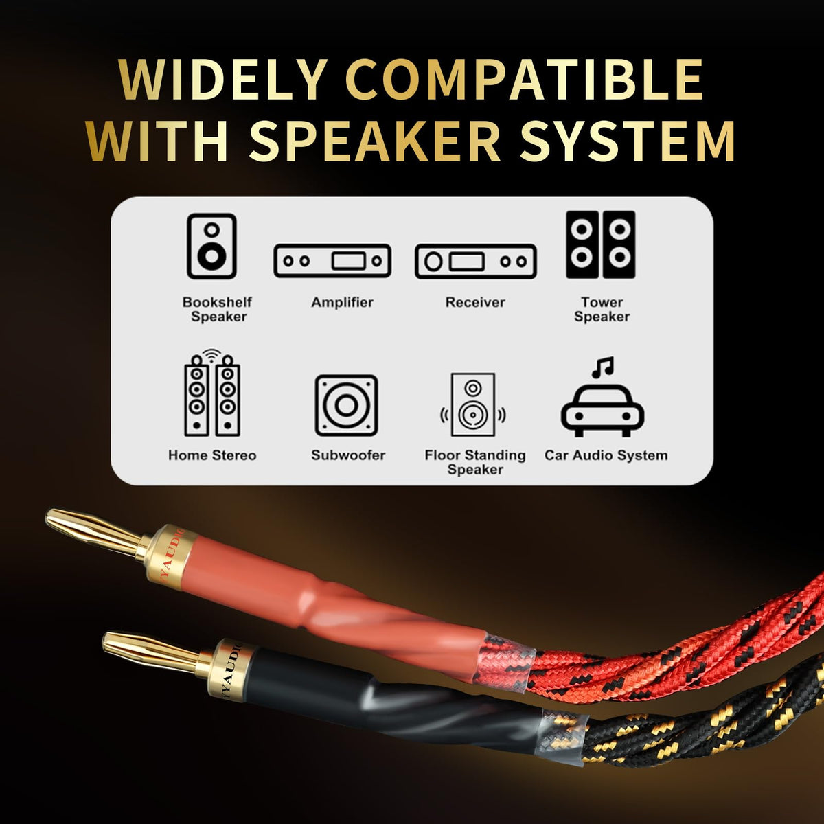 YYTCG cable beside ruler showing 2m length, proper scale for installs