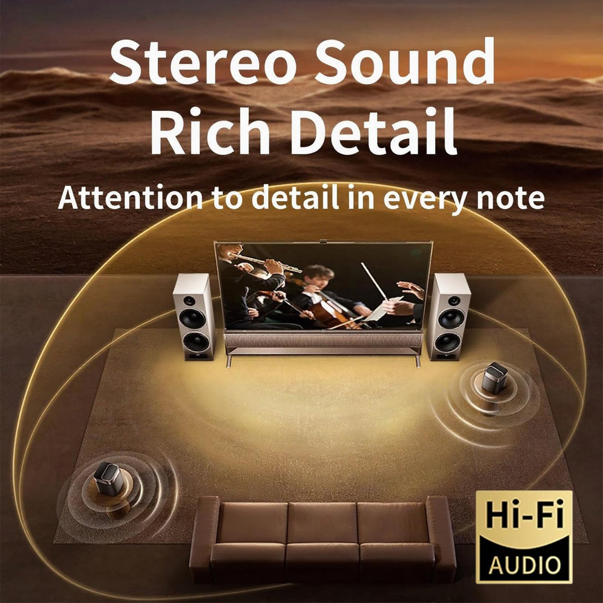 YYTCG Multi-shielding blocks EMI/RFI for pristine sound.