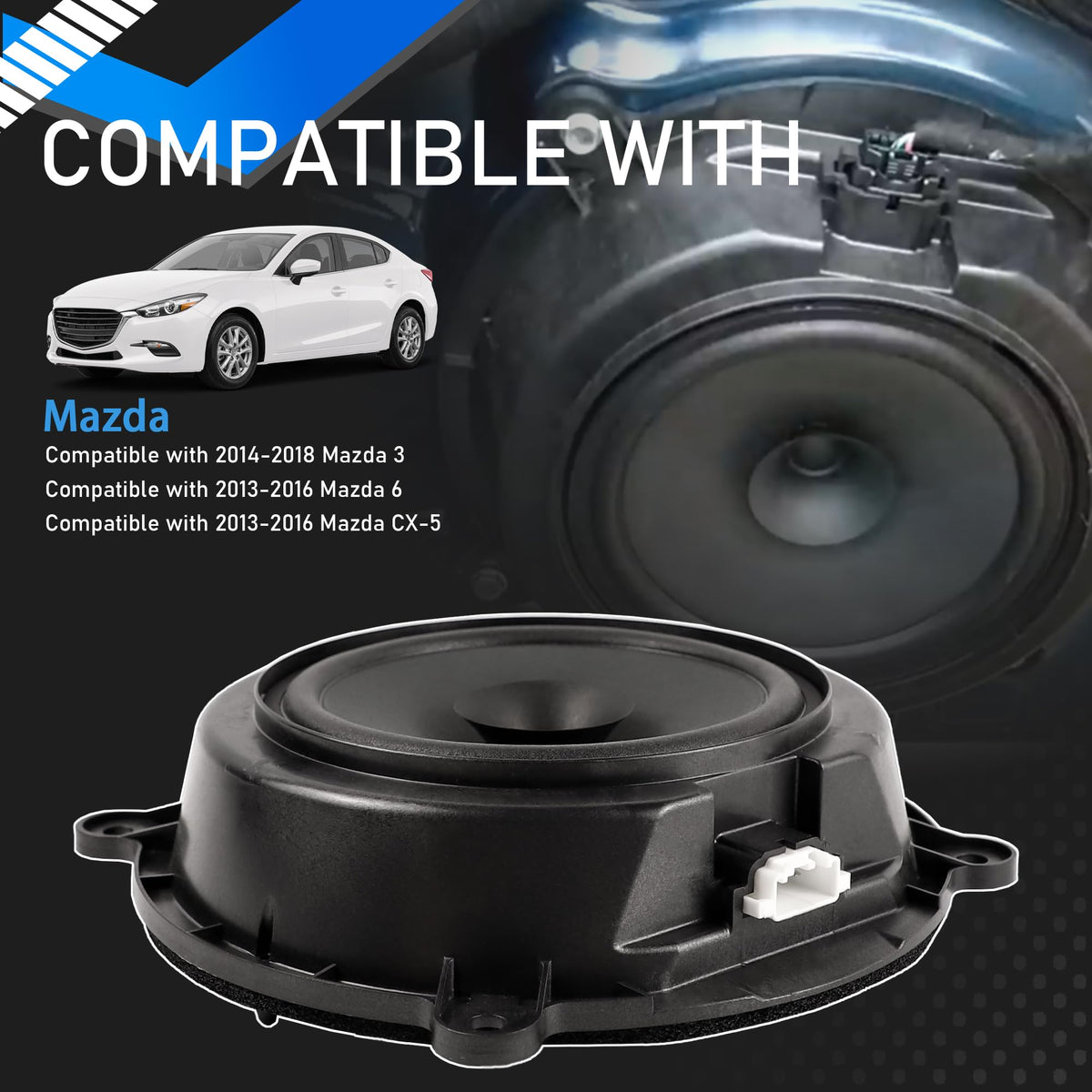 YzusGomumu coaxial cone close-up showing improved sound clarity
