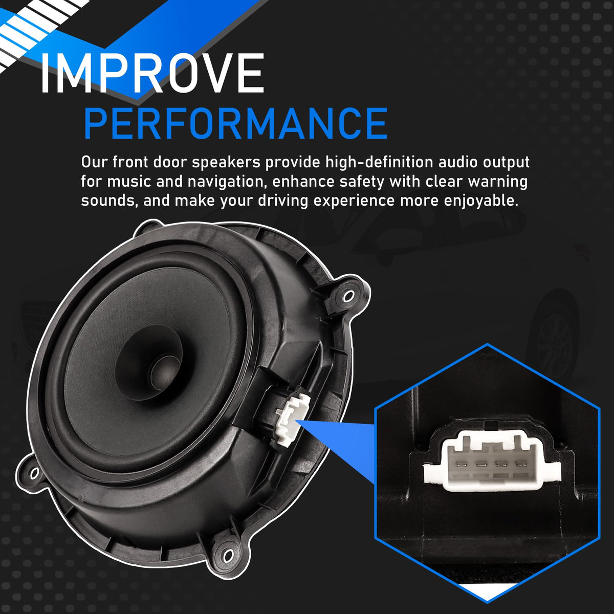 YzusGomumu installed in Mazda front door improving cabin audio