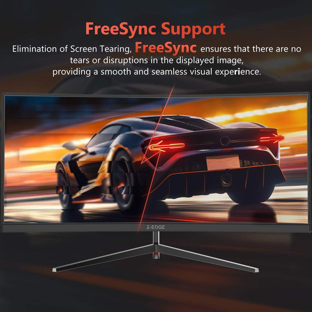 Z-Edge 200Hz and 1ms MPRT enable responsive, rapid-action gameplay