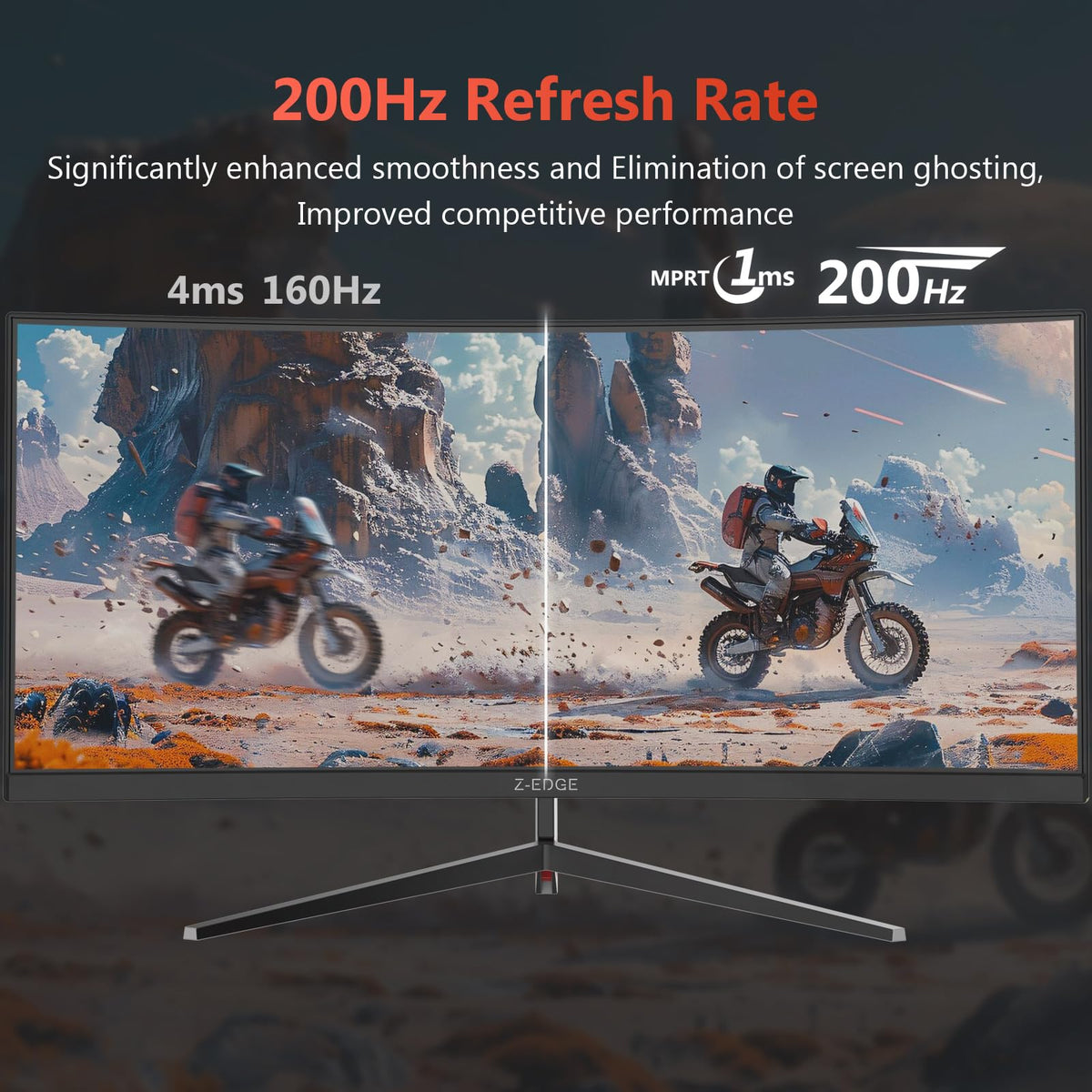 Z-Edge 2560x1080 WFHD display with vibrant colors and deep blacks