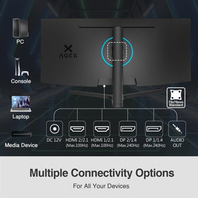 Z Z-EDGE AG34P high color depth supports vibrant visuals for gaming and media.