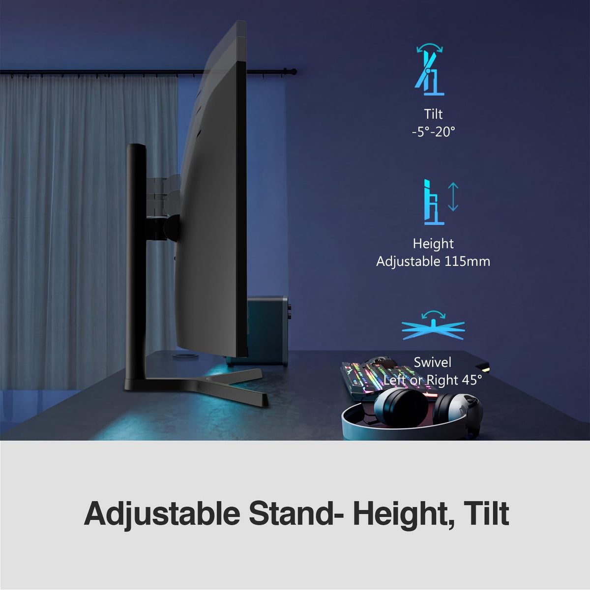 Z Z-EDGE AG34P WQHD resolution delivers sharp details on the 3440x1440 panel.