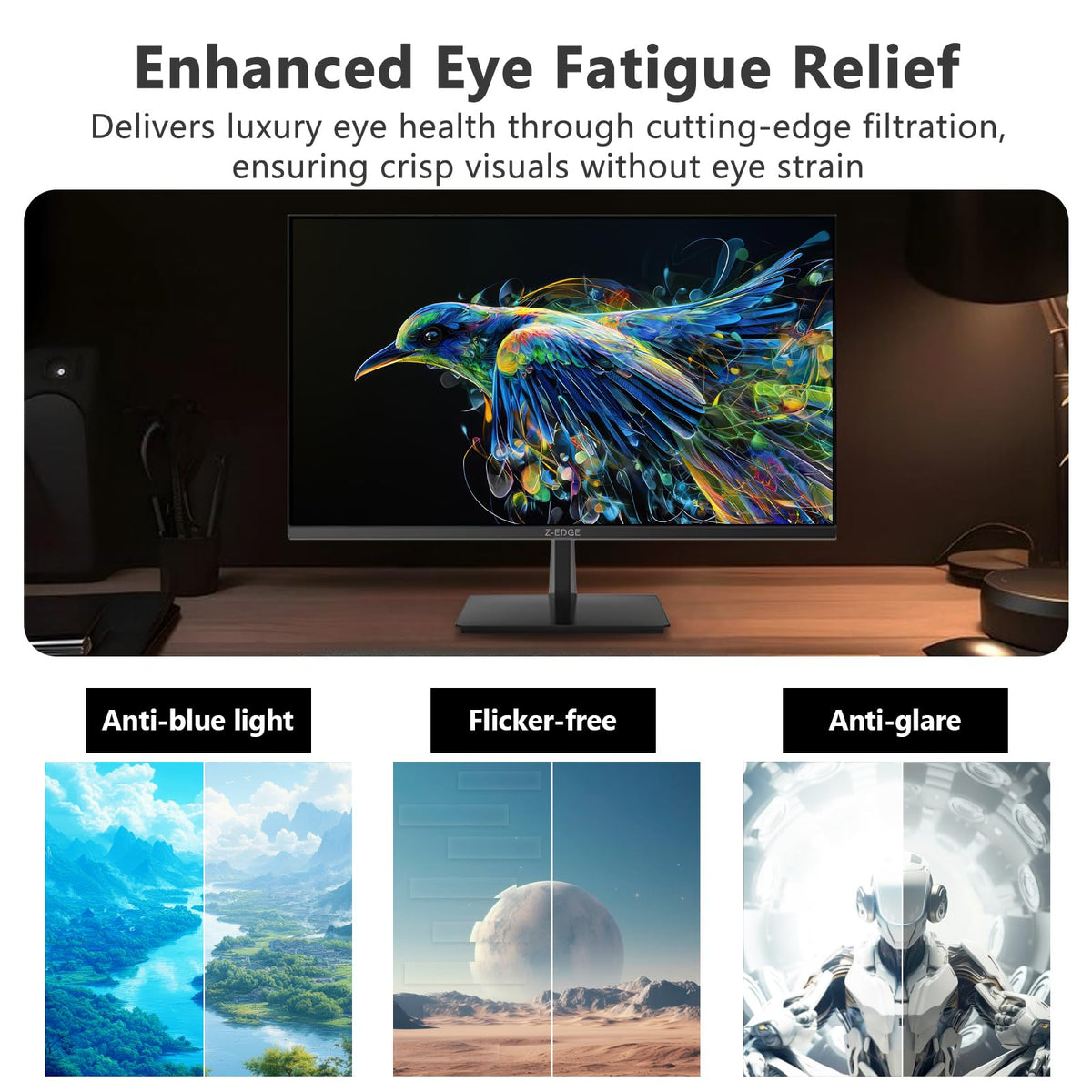 Z Z-EDGE color-accurate visuals for media editing and content sharing.