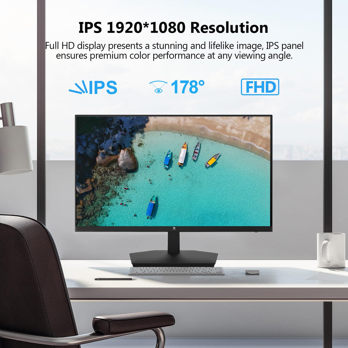 Z Z-EDGE 100Hz monitor demonstrates smooth motion with fast 5ms response for video and gaming.