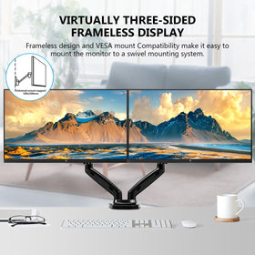 Z Z-EDGE monitor highlights HDMI and VGA ports for easy setup with various devices.