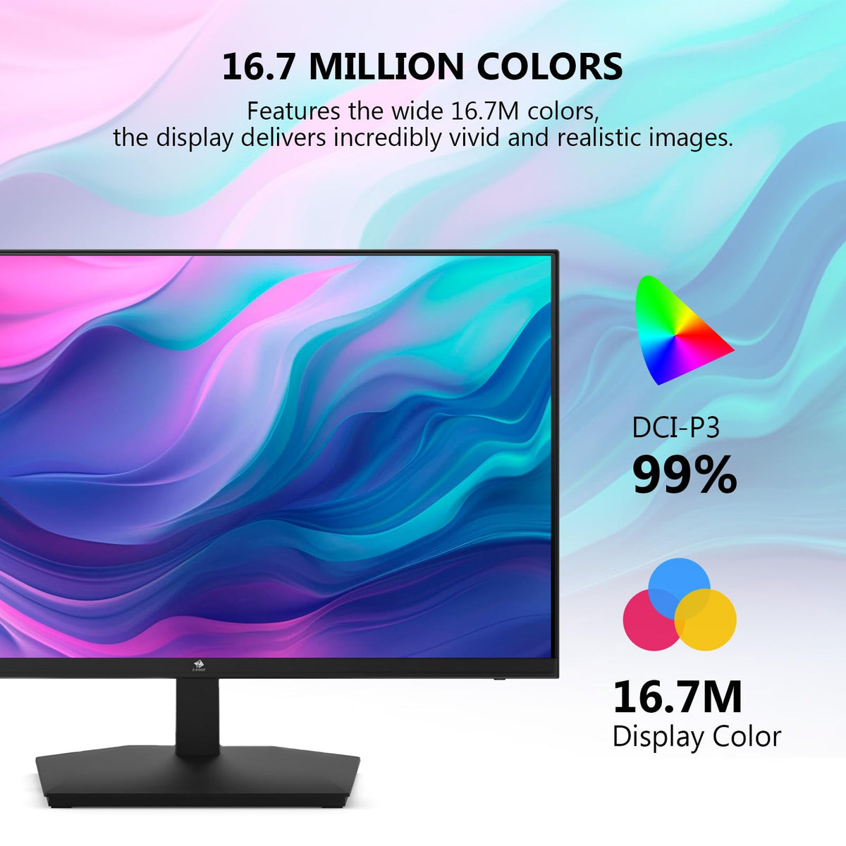Z Z-EDGE display features low blue light mode to reduce eye strain during long sessions.