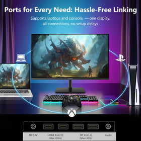 Z Z-EDGE S274K immersive gaming setup with 4K visuals and fast response.