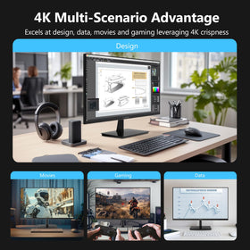 Z Z-EDGE S274K 100x100mm mount compatibility for flexible mounting.