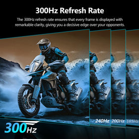 Z-EDGE UG27S 300Hz refresh rate enables ultra-smooth gameplay.