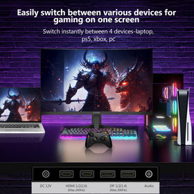Z-EDGE UG27S three-sided borderless design for expansive views.