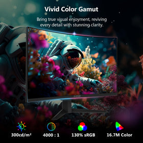 Z-EDGE UG27S FreeSync reduces tearing for fluid scenes.