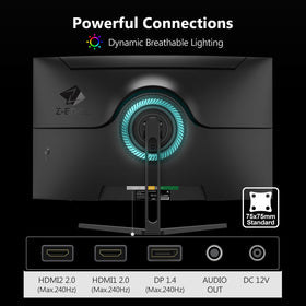 Z-EDGE UG32P low blue light mode for comfortable long sessions.