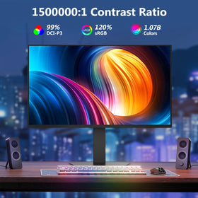 Z Z-EDGE X27 ultra-high 1500000:1 contrast enhances depth and dark scene clarity.