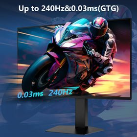 Z Z-EDGE X27 0.03ms GTG response captures fast action with minimal ghosting.