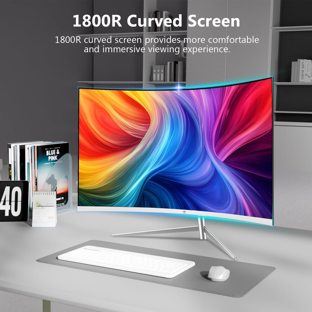 Z Z-EDGE full HD 1080p 27-inch VA panel delivers vibrant color.