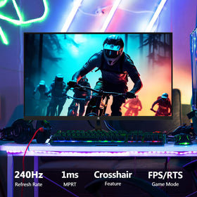 UG25F 1ms response time supports quick pixel transitions in fast games