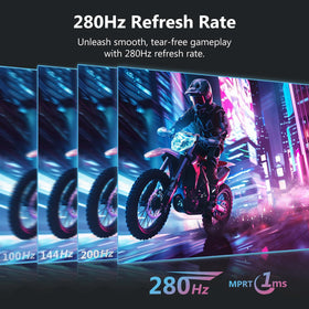 Z Z-EDGE 27-inch curved monitor enables 280Hz overclock for competitive FPS.