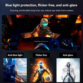 Z Z-EDGE low blue light helps comfortable long gaming sessions.