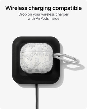 ZAGG open case showing snug AirPods Pro fit and protection