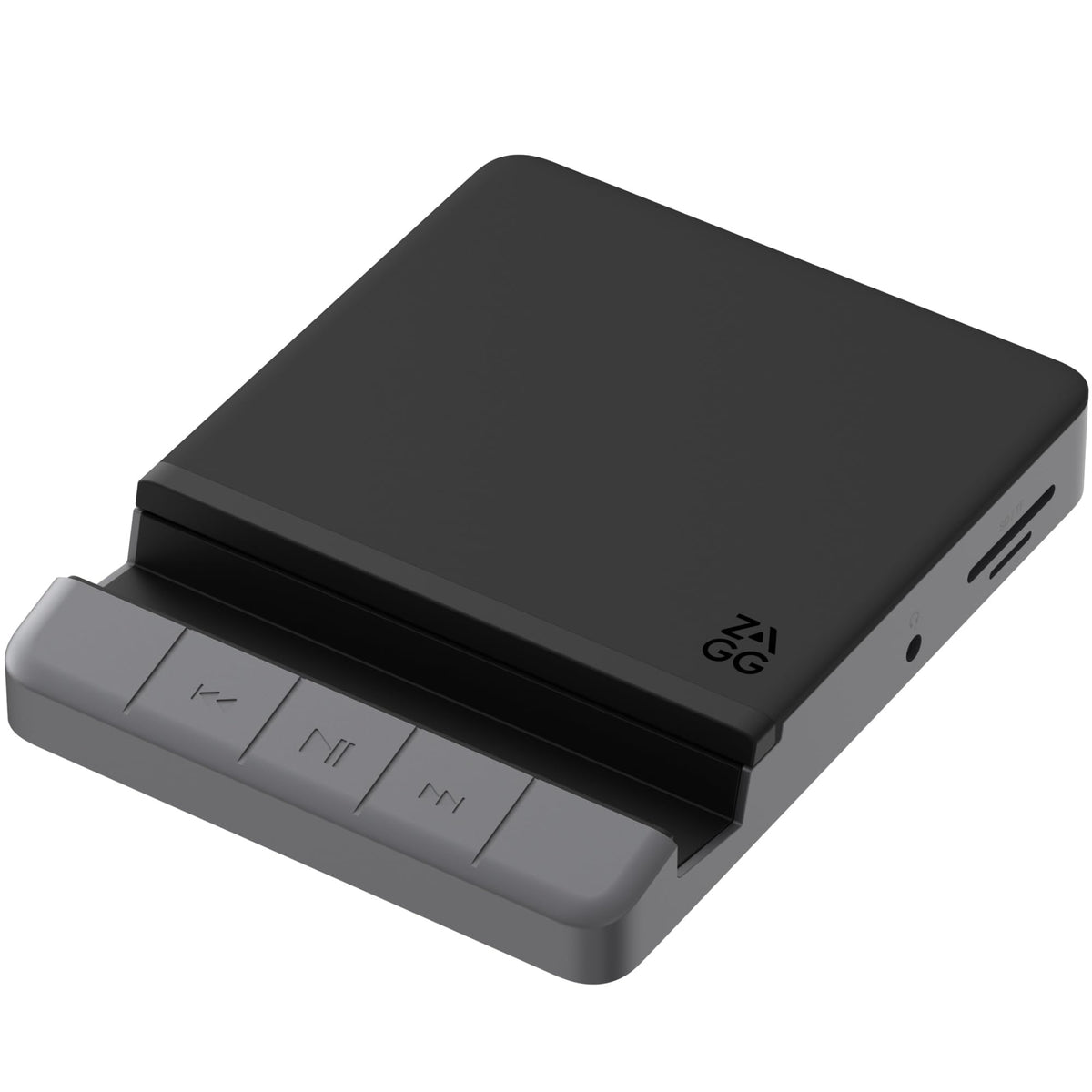 ZAGG hub front view showing ports and compact profile for easy desk organization