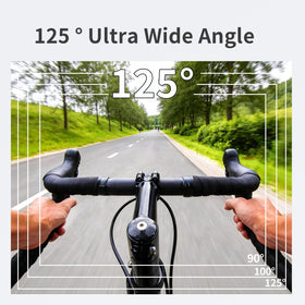 Zakotu 125-degree wide-angle lens captures expansive scenes with minimal distortion.