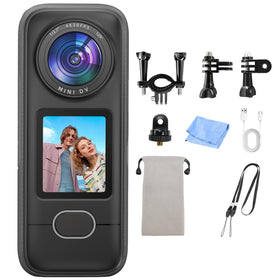 Zakotu 4K action camera captures crisp 4K video for immersive adventures.