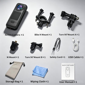  Zakotu complete accessory kit for versatile mounting and shooting setups.