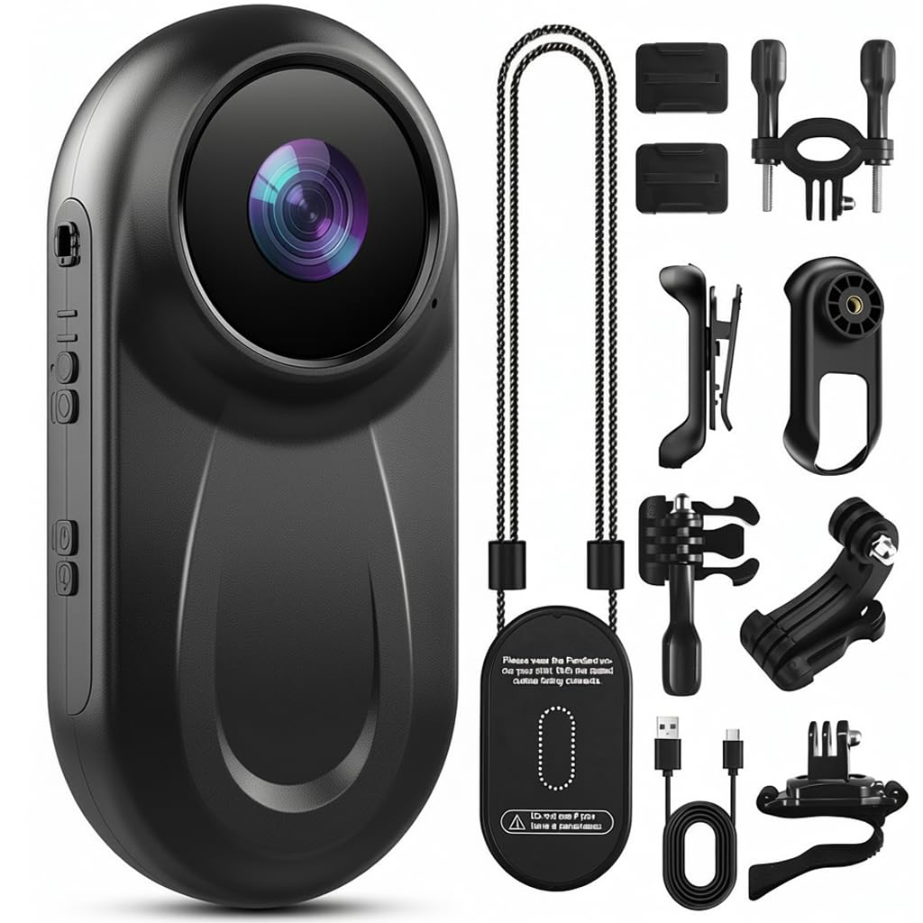 Zakotu mini body camera thumb-size design ideal for discreet travel recording.