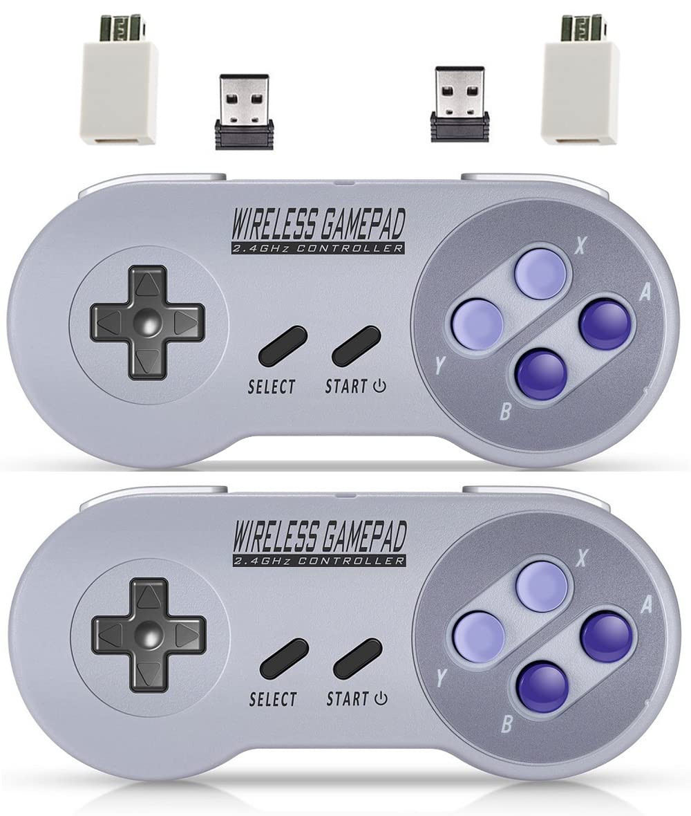 ZAMPAM front view showing controller and USB receiver, clear branding and ports