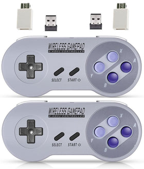 ZAMPAM front view showing controller and USB receiver, clear branding and ports