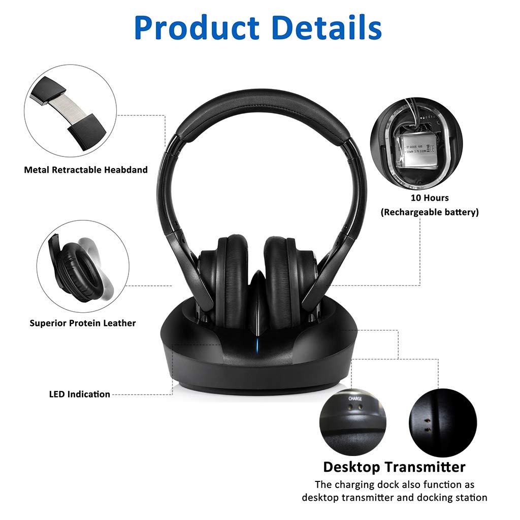 ZANCHIE plug-and-play setup makes TV listening quick and easy.