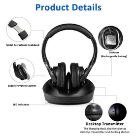 ZANCHIE plug-and-play setup makes TV listening quick and easy.