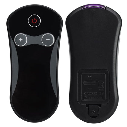 Zapande remote control for Costway treadmill front view enhances easy start/stop during workouts.