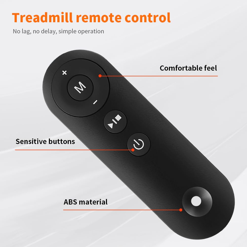 Zapande treadmill remote packaging with two-year warranty visible.