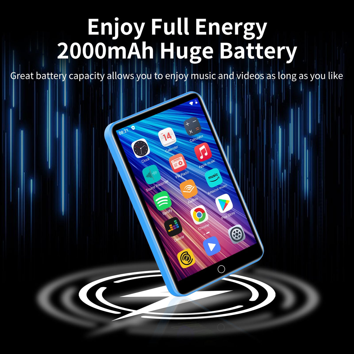 ZAQE 64GB expandable storage plus 80GB built-in for offline libraries.