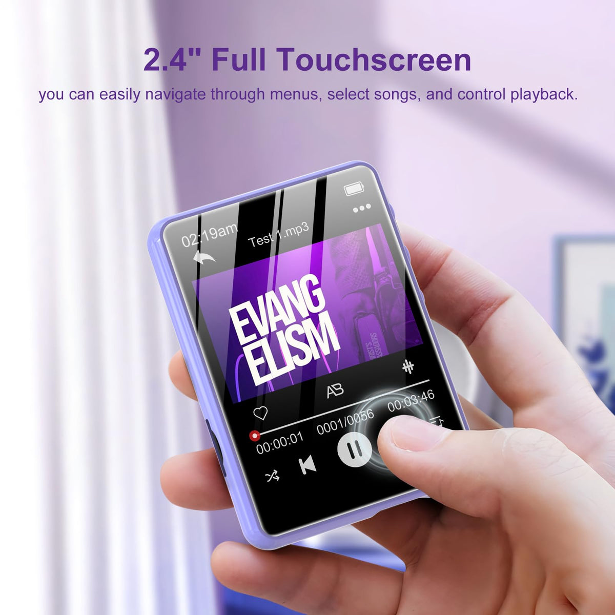 ZAQE paired with Bluetooth headphones showing wireless convenience benefit
