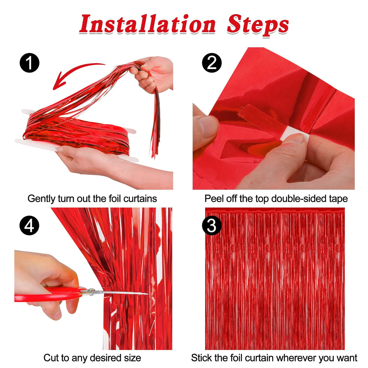 ZATAYE 23um PET red backdrop offers tear resistance and color retention