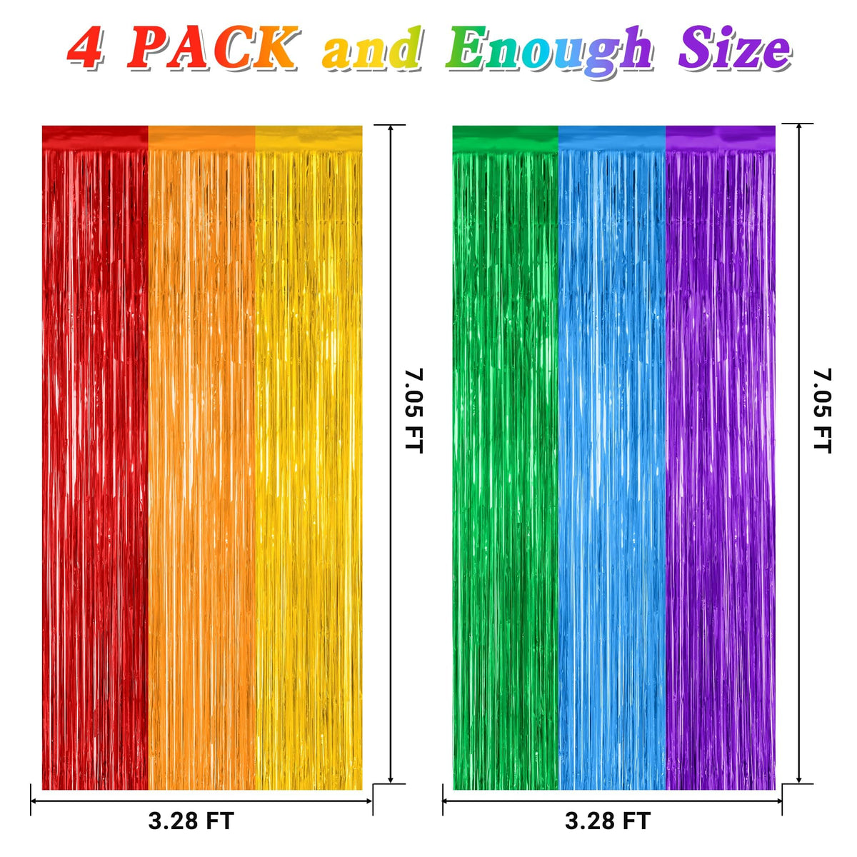 ZATAYE metallic rainbow streamers add shimmer to LGBT celebrations