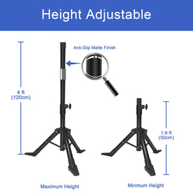 Zatelitount Starlink Gen 3 extended stand assembled for stable outdoor use.
