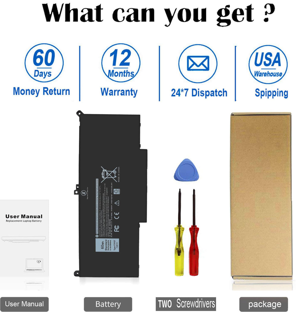 ZAYAUPVL battery next to ruler showing compact size and fit for laptops