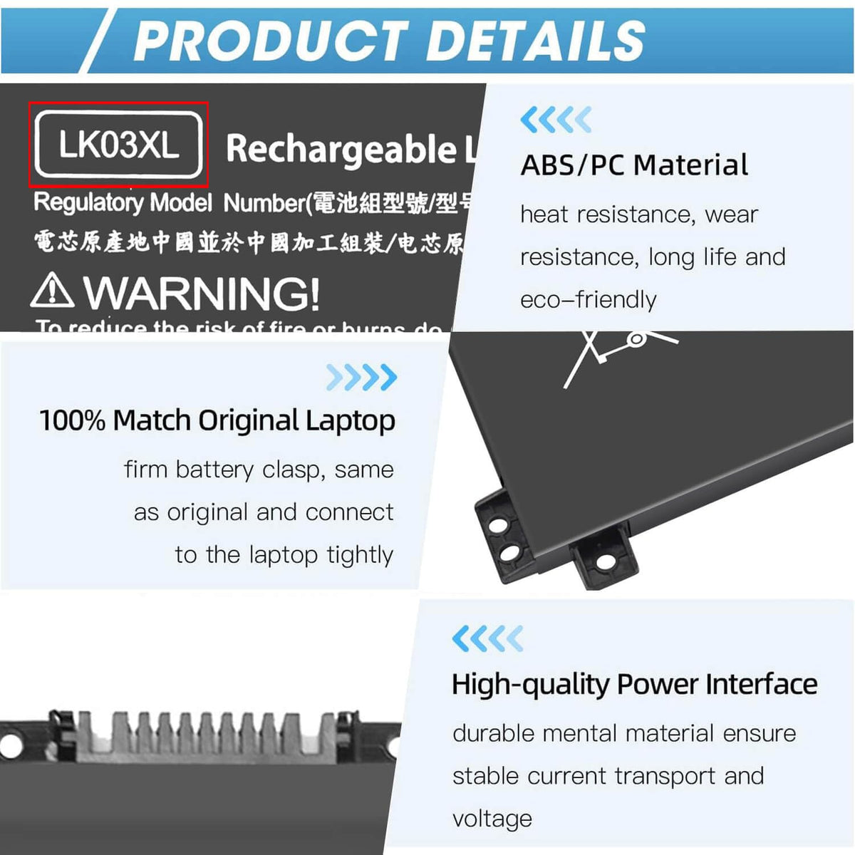 ZAYAUPVL LK03XL tools and instruction sheet laid out helping easy DIY battery swap