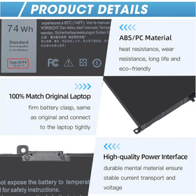 ZAYAUPVL 357F9 installed in Dell Inspiron 15 demonstrating direct-fit replacement
