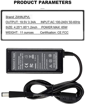 ZAYAUPVL 65W Dell Latitude adapter with cable end for on-the-go charging